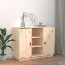 Load image into Gallery viewer, vidaXL Buffet, Armoire Latérale avec Compartiment, Placard avec Porte, Meuble de Rangement Salon Salle de Séjour, Moderne, Marron Bois Massif de Pin