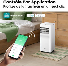 Load image into Gallery viewer, COMFEE' Climatiseur Mobile 9000 BTU/h 2,6kW, Contrôle APP, 3 Modes, 3 Vitesses de ventilation, Dimensions compactes, Pour pièces de 33㎡, Breezy Cool 2.6, Fonctionne avec Alexa