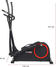 Load image into Gallery viewer, Care Fitness - Vélo Elliptique Motorisé CE-685-24 Niveaux de Difficulté - 24 Programmes - Compteur Écran LCD - Port USB - Porte Tablette - Compatible Application Kinomap