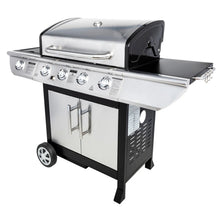 Load image into Gallery viewer, Barbecue au gaz BRISBANE - 4 br没leurs 14kW + rchaud Somagic -