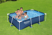 Load image into Gallery viewer, Steel Pro Piscine Hors Sol Rectangulaire 2,59 m X 1,70 m X 61 cm,Bleu