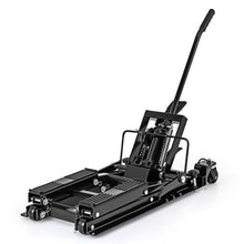 Load image into Gallery viewer, Cric Hydraulique pour Moto Capacité de 680 kg Table Élévatrice Moto Plateforme Réglable en Hauteur sur 3 Niveaux Rouge/Noir -