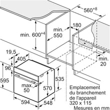 Load image into Gallery viewer, Bosch HBA553BA3F, Série 4, Four, Encastrable, Noir