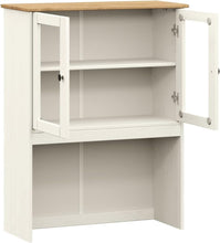 Load image into Gallery viewer, vidaXL Dessus de Commode Vigo Blanc 78x30x100 cm Bois Massif de pin, étagère supérieure de Commode, Dessus de Commode de Cuisine, Rangement de Cuisine