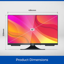 Load image into Gallery viewer, Cello C2224WS Trav 22" Zoll Smart Full HD 12V Camping Reise TV Rahmenlos Triple Tuner Bluetooth WebOS by LG Pitch Perfect Lautsprecher Wohnmobil LKW Boot [2024]