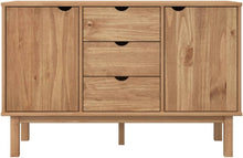 Load image into Gallery viewer, vidaXL Buffet Armoire Latérale Armoire de Rangement Organisateur de Maison Meuble de Salle de Séjour Intérieur 113,5x43x73 cm Bois Massif de Pin