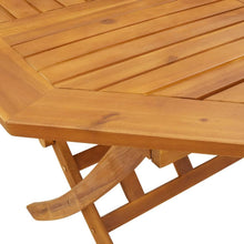 Load image into Gallery viewer, vidaXL Ensemble à Manger de Jardin Pliable 5 pcs Bois Massif d’Acacia, Ensemble de Salle à Manger d'extérieur, Meuble de Salle à Manger de Jardin, Table et chaises de Jardin