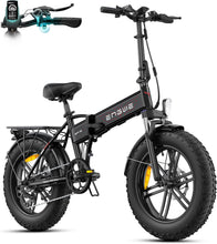 Load image into Gallery viewer, ENGWE Vélo Électrique Pliable, Batterie 48V 13Ah Amovible, Autonomie de 50-120 km，20'' ×4.0'' Fat Tire 7-Speed E-Bike for Any Terrain