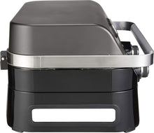 Load image into Gallery viewer, Attitude2go,Barbecue de Table à Faible fumée,BBQ Portable,à Couvercle,thermomètre,et Grille en Fonte,Alimentation : Cartouche de gaz CV 470 Plus,Gris