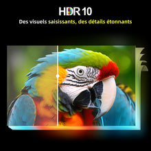 Load image into Gallery viewer, CHIQ L32QM9G 32 Pouces (80 cm) FHD Smart Téléviseur QLED HDR10 Google TV Google Assistant Tuner Triple Dolby Audio DBX-TV Chromecast intégré HDMI USB sans Cadre en Métal Noir