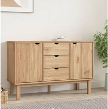 Load image into Gallery viewer, vidaXL Buffet Armoire Latérale Armoire de Rangement Organisateur de Maison Meuble de Salle de Séjour Intérieur 113,5x43x73 cm Bois Massif de Pin