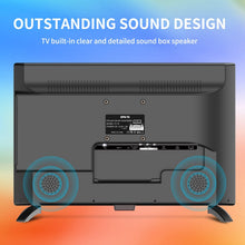 Load image into Gallery viewer, TV 19 Pouces,Full HD 1080P LED avec Récepteur Numérique T2/H.256 DTT Freeview, 12v avec HDMI USB et entrée RCA VGA,Convient pour la Chambre,la Cuisine,Camping Car (1920 * 1080)