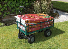 Load image into Gallery viewer, Draper Chariot de Jardin en Acier grillag Vert,200kg