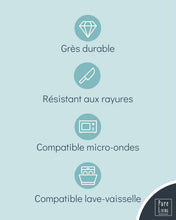 Load image into Gallery viewer, Ensemble Vaisselle en Grès 12 Personnes Rustique 36 pièces - Service de Table Rustique, Lavable au Lave-Vaisselle - Ensemble de Bols et Assiettes - Vaisselle de Table Pure Living en beige