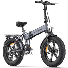 Load image into Gallery viewer, EP-2 Pro Vélo électrique Pliable 20 × 4.0 Fat Bike Electrique 7 Vitesses avec Batterie Amovible 48V 13Ah Autonomie 120km Tout-Terrain &amp; VTT &amp; Plage &amp; Neige -