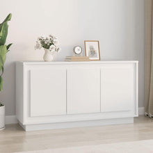 Load image into Gallery viewer, vidaXL Buffet, Armoire Latérale avec 6 Compartiments, Placard avec Porte, Meuble de Rangement Salle de Séjour, Moderne, Blanc Bois d'Ingénierie
