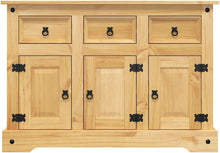 Load image into Gallery viewer, vidaXL Buffet Corona Marron 112x44x78 cm Bois Massif pin Mexicain, Meuble de Rangement, Meuble de Rangement de Cuisine, Meuble de Rangement de Salon
