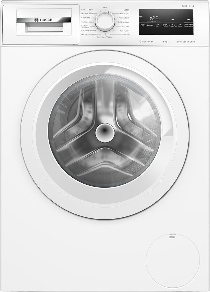 WAN24228FR,Série 4,Lave linge hublot,8 kg,1200 trs/min,Blanc -