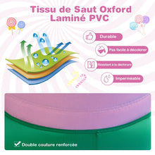 Load image into Gallery viewer, 9 en 1 Château Gonflable en Forme Bonbons avec Toboggan Maison de Saut Gonflable avec Pistolet à Eau Charge 90kg pour 2 Enfants de 3-10 Ans -