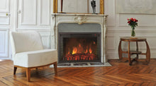 Load image into Gallery viewer, Chemin’Arte Insert Électrique à Encastrer - Effet Flammes - LEDs - Oxford XL - 2000W - Conçu en France - Garanti 2 Ans