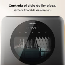 Load image into Gallery viewer, Cecotec Lave-vaisselle Compact Libre Installation sur Table Bolero Aguazero 1150 Dark. 3 Couverts, Basse Consommation, 6 Programmes, Touch Control Panel, Fonctions Long Storage et Delay Start