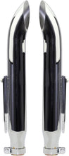 Load image into Gallery viewer, ZIAYI 1 Paire Tuyau De Silencieux D'échappement De Moto pour Harley pour Suzuki VL 125 800 1500 Intruder Bobber Chrome Conique Tourner Silencieux De Fer (Color : Chrome)