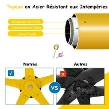 Load image into Gallery viewer, Dôme d'Escalade de 305cm avec Balançoire Cage d'Escalade en Métal Charge Max 363 kg Intérieur Extérieur pour Enfants de 3-10 Ans Jaune/Rouge -