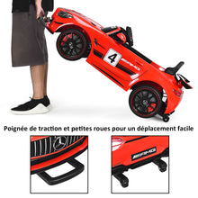 Load image into Gallery viewer, Voiture Sport Electrique 12 V pour Enfants Vitesse Max.: 5 km/h Tlcommande 2.4G MP3 Effets Sonores Lumineux Rouge -