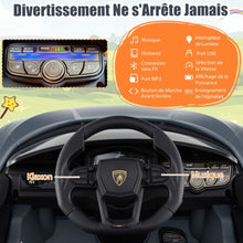 Load image into Gallery viewer, Voiture Electrique 12V pour Enfants Sous Licence Revuelto Télécommande Portes Hydrauliques pour 37-95 Mois Gris/Orange -