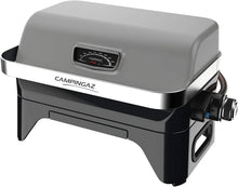 Load image into Gallery viewer, Attitude2go,Barbecue de Table à Faible fumée,BBQ Portable,à Couvercle,thermomètre,et Grille en Fonte,Alimentation : Cartouche de gaz CV 470 Plus,Gris