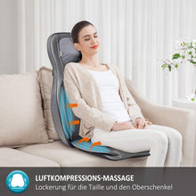 Load image into Gallery viewer, COMFIER Siège Massant Shiatsu avec Compression et Roulement - Masseur de Dos avec Chaleur, Chaise Massage de pétrissage pour Le Dos, Le Cou et Les épaules, Cadeau Papa Maman Femme Homme