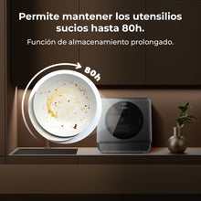 Load image into Gallery viewer, Cecotec Lave-vaisselle Compact Libre Installation sur Table Bolero Aguazero 1150 Dark. 3 Couverts, Basse Consommation, 6 Programmes, Touch Control Panel, Fonctions Long Storage et Delay Start