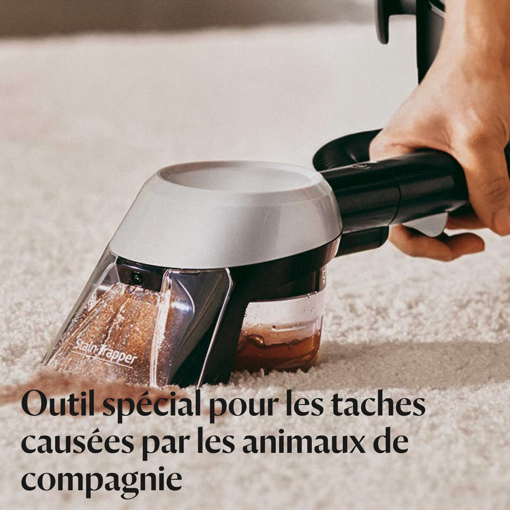 BISSELL SpotClean Pet Pro, Shampouineuse Canapé, Moteur Puissant de 750W, Idéal pour les Propriétaires d'Animaux, Nettoyeur pour Tapis, Moquettes, Meubles, Tissus, Voiture & Plus Encore, 15585