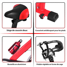 Load image into Gallery viewer, Vélo d'Exercice Intérieur avec Volant d'Inertie 8 KG Silencieux Bouilloire Porte-gobelet Ecran LCD Selle et Huidon Réglables -