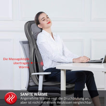 Load image into Gallery viewer, COMFIER Siège Massant Shiatsu avec Compression et Roulement - Masseur de Dos avec Chaleur, Chaise Massage de pétrissage pour Le Dos, Le Cou et Les épaules, Cadeau Papa Maman Femme Homme