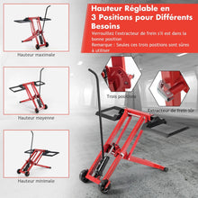 Load image into Gallery viewer, Cric de Levage pour Tondeuse à Gazon pour Tracteurs et Tondeuses à Gazon Autoportées à Rayon de Braquage Nul Capacité de 227 Kg -