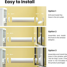 Load image into Gallery viewer, COMFEE' Climatiseur Mobile 9000 BTU/h 2,6kW, 3-EN-1 Refroidisseur Déshumidificateur Ventilateur, Fonction Follow me, Minuterie, Mode nuit, Pour salon et maison de 33㎡/88m³, MPPH-09CRN7, R290