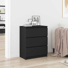 Load image into Gallery viewer, vidaXL Buffet, Meuble de Rangement avec Tiroir, Armoire de Rangement, Organisateur Salon Salle de Séjour Intérieur, Noir Bois d’Ingénierie