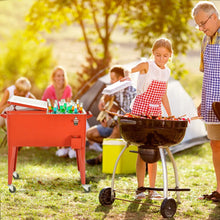 Load image into Gallery viewer, Chariot Isotherme Roulant de 76L Rfrigrant avec Roulettes Universelles Ouvre-bouteille Desserte Jardin pour Conserver Glace et Boissons -