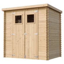 Load image into Gallery viewer, Abri de jardin en bois L204 x l142 x H200 cm / 2,22 m -