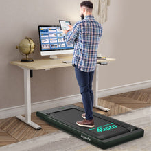Load image into Gallery viewer, 2 en 1 Tapis de Course Electrique Pliable 1  12 Km/H avec Haut-parleur Bluetooth Tlcommande Moteur 0,75HP Vert/Blanc/Noir/Rouge/Or/Noir et Argent/Bleu -