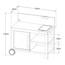 Load image into Gallery viewer, Desserte pour plancha NOVA XL Cook'in Garden