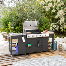Load image into Gallery viewer, Cuisine d'extérieur TEXAS - 4+1 brûleurs -