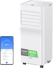 Load image into Gallery viewer, COMFEE' Climatiseur Mobile 9000 BTU/h 2,6kW, Contrôle APP, 3 Modes, 3 Vitesses de ventilation, Dimensions compactes, Pour pièces de 33㎡, Breezy Cool 2.6, Fonctionne avec Alexa