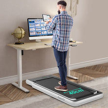 Load image into Gallery viewer, 2 en 1 Tapis de Course Electrique Pliable 1  12 Km/H avec Haut-parleur Bluetooth Tlcommande Moteur 0,75HP Vert/Blanc/Noir/Rouge/Or/Noir et Argent/Bleu -