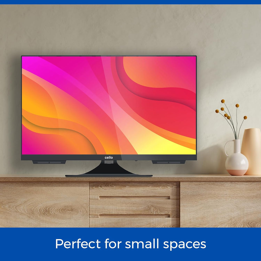 Cello C2224WS Trav 22" Zoll Smart Full HD 12V Camping Reise TV Rahmenlos Triple Tuner Bluetooth WebOS by LG Pitch Perfect Lautsprecher Wohnmobil LKW Boot [2024]
