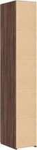 Load image into Gallery viewer, vidaXL Buffet Haut chêne Marron 30x42,5x185 cm Bois d'ingénierie, Buffet, Armoire de Rangement, Panneau latéral, Armoire, Armoire latérale