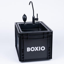Load image into Gallery viewer, - Wash: Lavabo Mobile avec Pompe à Main - vier Camping Car,Van,Camping,Jardin | vier avec Bac,Robinet en Plastique,Noir -
