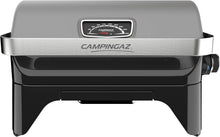 Load image into Gallery viewer, Attitude2go,Barbecue de Table à Faible fumée,BBQ Portable,à Couvercle,thermomètre,et Grille en Fonte,Alimentation : Cartouche de gaz CV 470 Plus,Gris