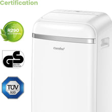 Load image into Gallery viewer, COMFEE' Climatiseur Mobile 12000 BTU/H 3,5 kW, 3 Modes, Fonction Follow Me, Télécommande, pour grandes pièces de 43㎡/117m³, Kit d'évacution inclus, Réfrigérant naturel, PAC 12000